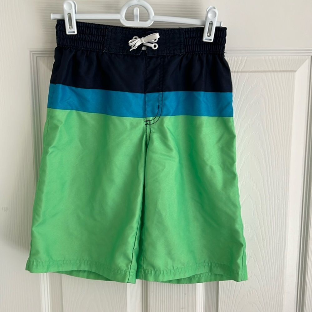 Crazy 8 size large (10/12) youth boys swim trunks.